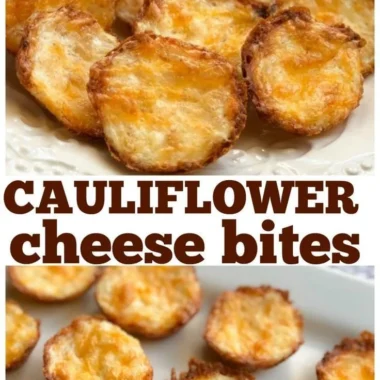 Crispy roasted cauliflower bites served as a healthy snack option
