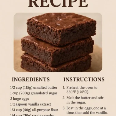 Deliciously rich fudgy brownies on a plate topped with chocolate drizzle