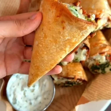 Delectable tortilla cones filled with fresh ingredients ready to enjoy.