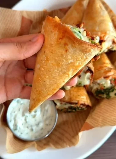 Delectable tortilla cones filled with fresh ingredients ready to enjoy.