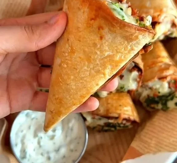 Delectable tortilla cones filled with fresh ingredients ready to enjoy.