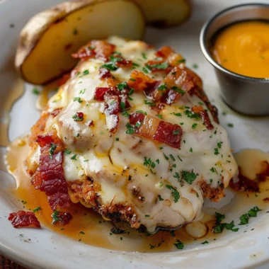 Delicious Alice Springs Chicken served with sides