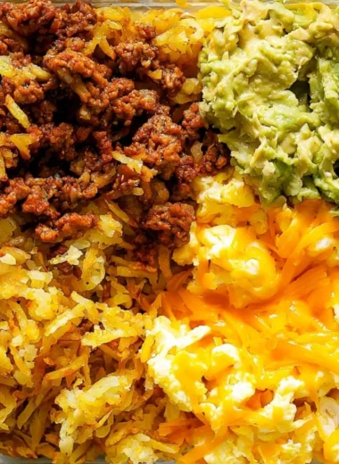 Delicious healthy breakfast burrito bowl with fresh ingredients and toppings