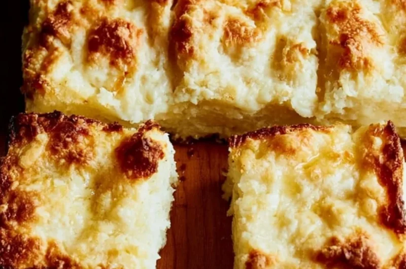 Golden butter swim biscuits served warm on a plate