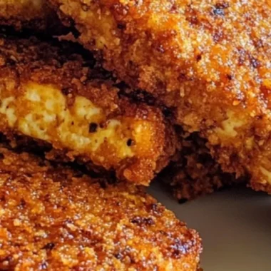 Crispy baked honey mustard tofu tenders on a plate