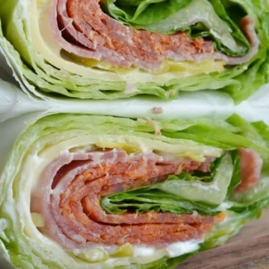 Italian Lettuce Wraps for low carb and keto diets
