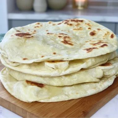 Homemade sourdough tortillas using sourdough discard